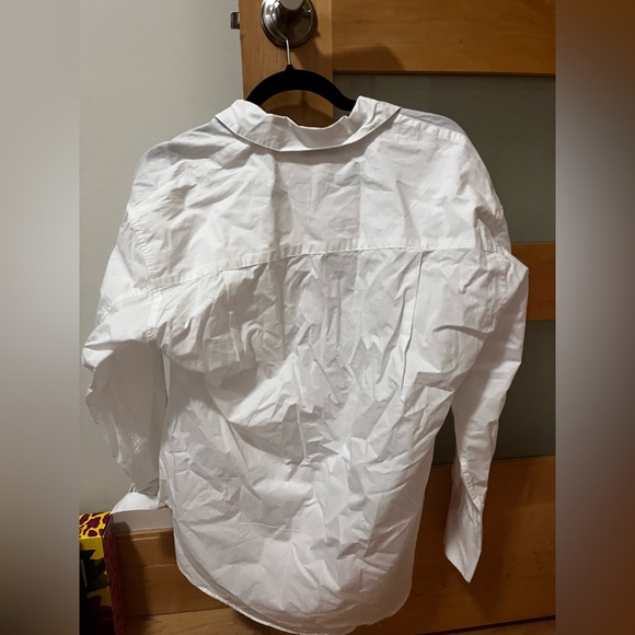 Stradivarius long sleeve button up white shirt - Picture 2 of 3
